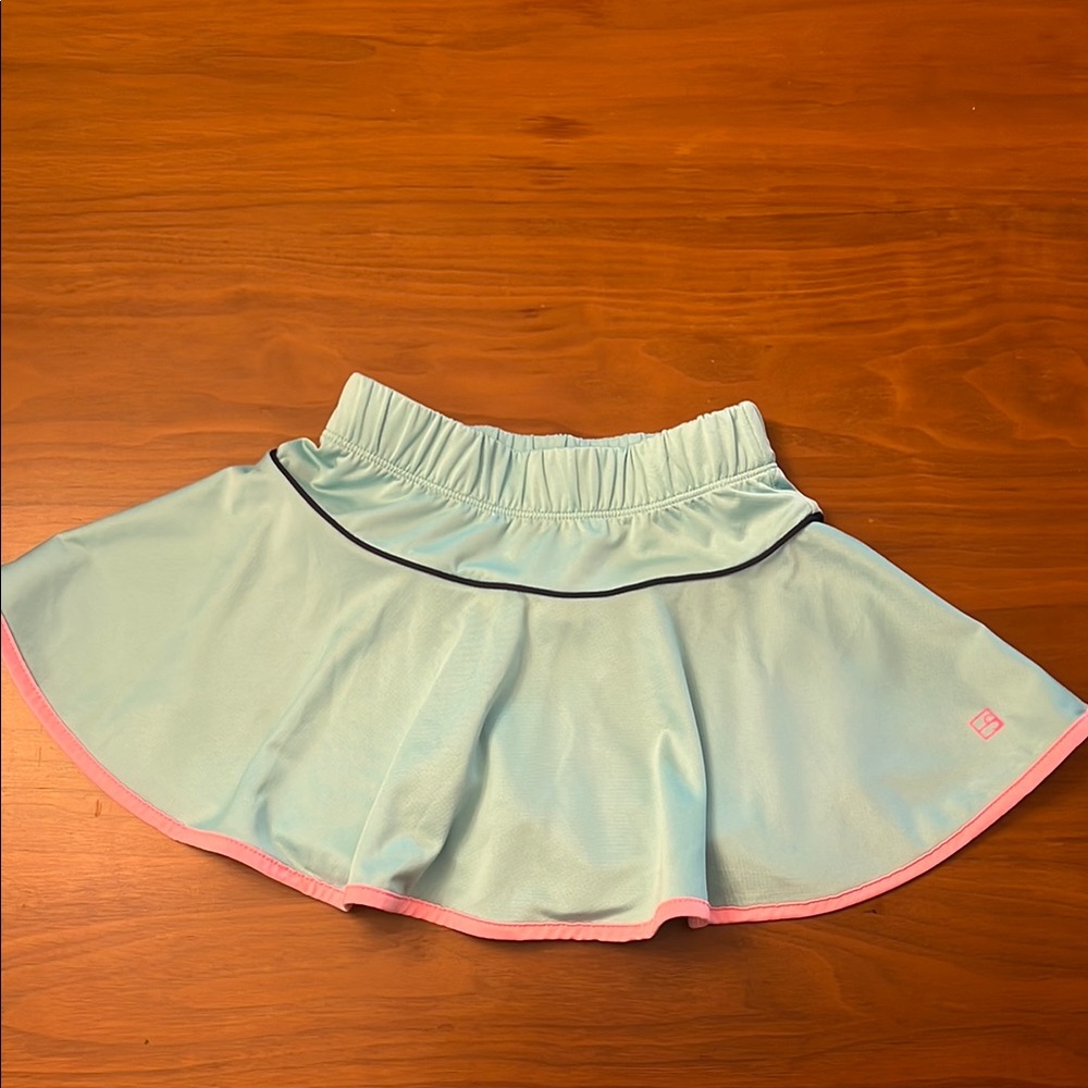 SET Active Light Blue Kids Skirt with Pink Trim